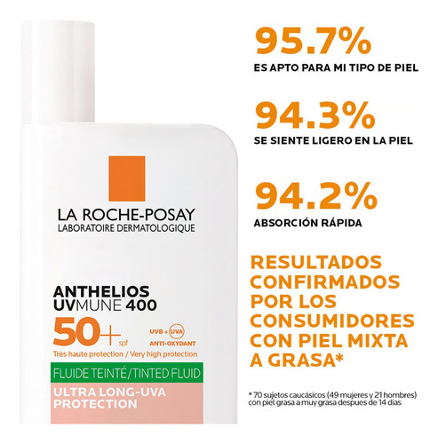 Protector Solar Con Color La Roche Posay Anthelios Mune 400