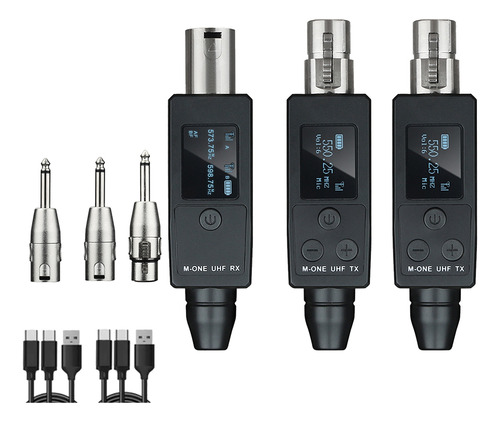 Micrófono Inalámbrico, 2 Unidades, Transmisor Y Receptor Enc