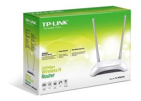 Roteador Wireless Tp-link Tl-wr840n 300mbps 2.4ghz Duas Ante