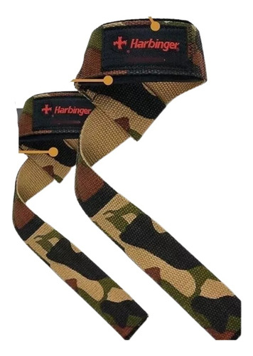 Straps Correas Harbinger Cross Gym Bar Lifting Hombre Color Camuflaje