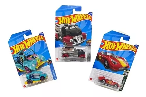 Carrinhos Hot Wheels Com 3 Unidades Sortidos Mattel