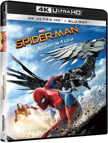 Spiderman De Regreso A Casa | 4k Ultra Hd + Blu Ray 