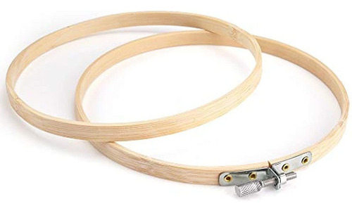 Imagen 4 de 7 de 10 Piezas 15cm Aros De Bordado Aro De Bambú Para Navideña