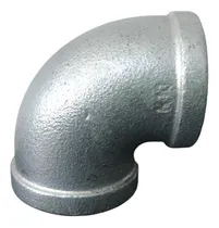 Comprar Codos 1 X 90° Hg Hierro Galvanizado Reforzados Npt Agua