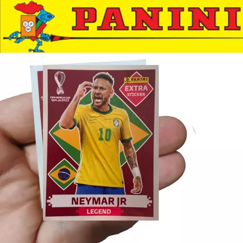Figurinha Neymar Legend Rarissima Extra + Brinde - Copa 2022
