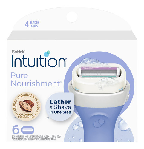 Maquinilla De Afeitar Schick Intuition Pure Nourishment Para