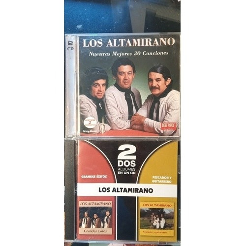 Los Altamirano. Lote De 2 Cd Originales Dobles. 