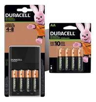 Comprar Kit Cargador Duracell Cef14 C\u002F4 Pilas Aa 2500mah+4aa 2500mah