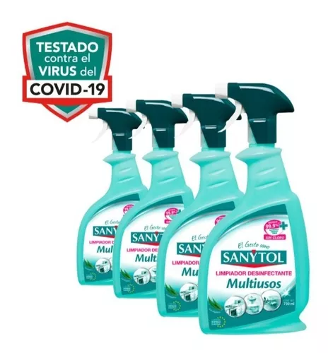 Sanytol Limpiador Spray Multiusos Sin Lejía 750ml