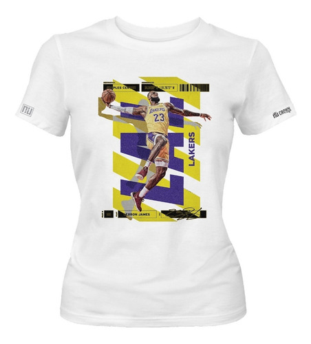 Camiseta Lebron James Los Ángeles 23 Basket Dama Mujer Idk