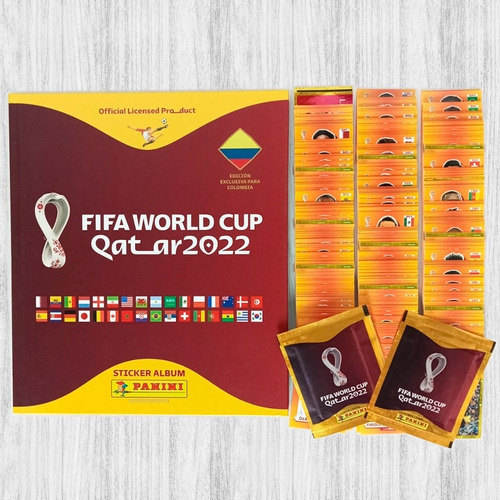 Álbum Pasta Dura Qatar 2022 + 450 Láminas Sin Repetir Panini