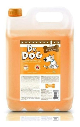Shampoo Clareador Dr. Dog 350ml Para Cães E Gatos