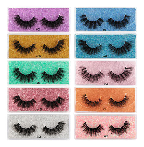 Pestañas Postizas Eyelash Girl, 10 Pares