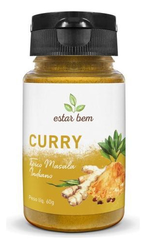 Kit 3x: Curry Puro Estar Bem 60g