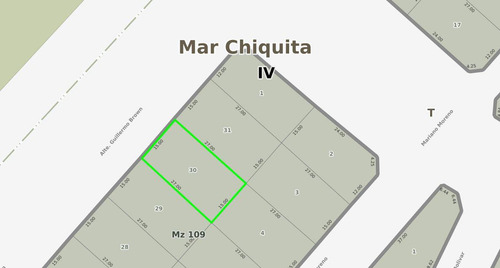 Terreno En Venta - 405mts2 - Balneario Camet Norte