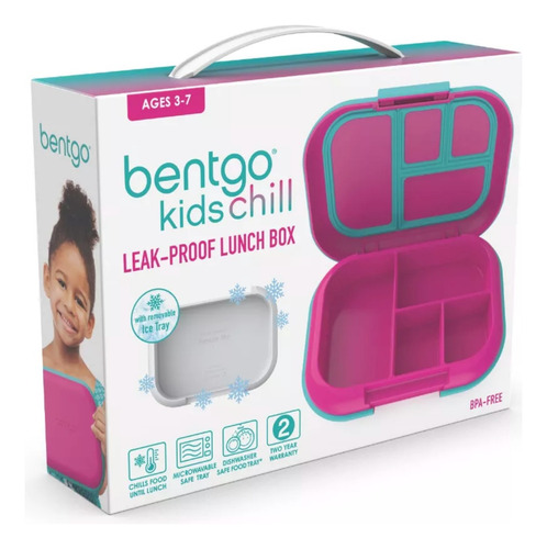  Lonchera Bentgo Kids' Chill Lunch Box, 4 Compartimientos