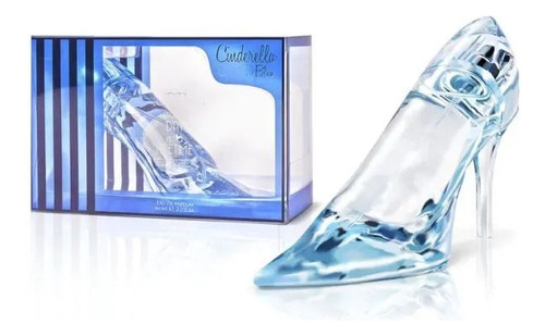 Perfume Cenicienta Blue Con Forma De Tacón  60ml Original 