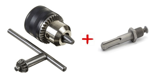 Imagen 1 de 9 de Mandril Bosch 13mm 20unf + Adaptador P/rotomartillo Sds Plus
