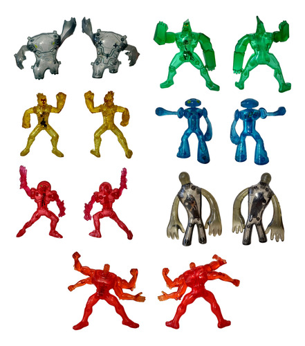 Lote 21 Muñecos Ben10 - Max Steel (usados Buen Estado Leer) (Usado)