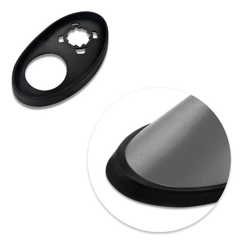 Anillo de sellado para antena de techo, 9,5 cm, para Peugeot Citroen, color negro