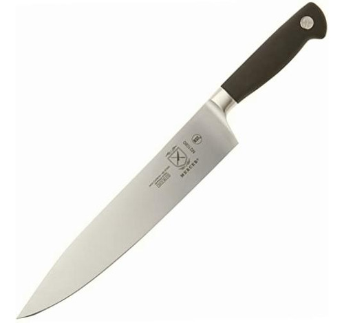 Mercer Cutlery Cuchillo De Chef Corto Forjado Y Reforzado Color Negro