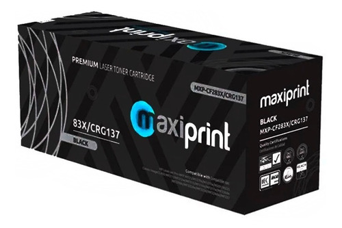 Imagen 1 de 3 de Toner Compatible Hp 83x Cf283x Canon Crg-137 Maxiprint