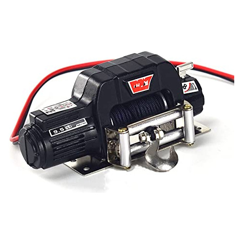 Jkahobby 1/10 Rc Winch, Rc Metal Electric Winch Para 6xwnt