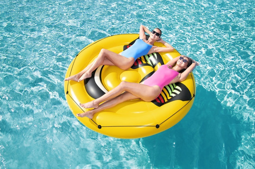 Imagen 6 de 10 de Inflable Emoti Emoji Emoticon 188 Cm Bestway 43139 Eduacando
