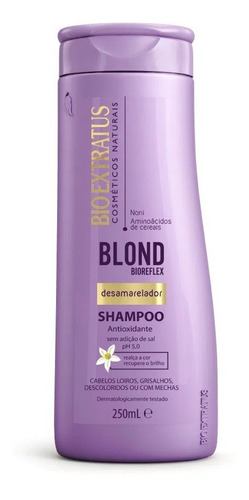 Shampoo Blond Bioreflex Desamarelador Bio Extratus  250ml