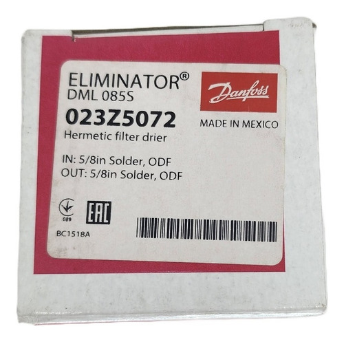 Imagem 3 de 9 de Filtro Danfoss Dml085s 5/8 Solda 023z5072