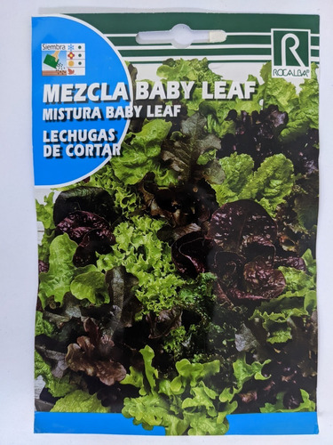 Semilla Lechuga Baby Leaf 4 Grs