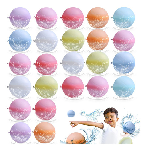 10 Globos De Agua Con Bombas,globos De Agua Reutilizables