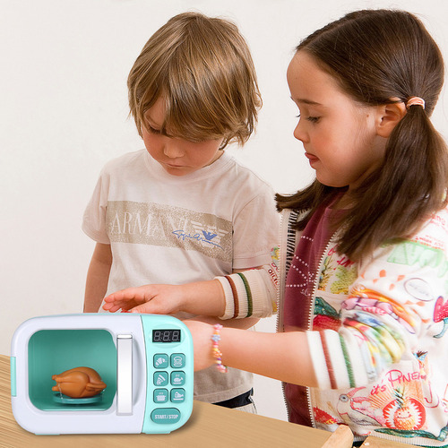 Horno Microondas De Simulación De Juegos De Cocina Grande Co