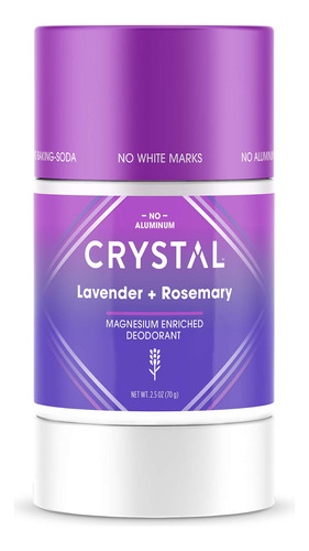 Crystal Magnesium Solid Stick - Desodorante Natural, Sin Alu