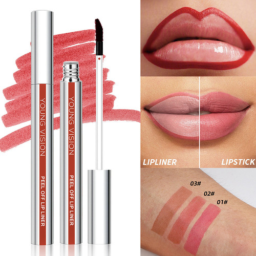Pacote: Delineador Labial Peel-off Mate, Não É Fácil De Manc