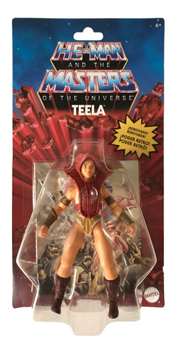 Teela Motu Origins Retro He-man Amos Del Universo Masters (Usado)