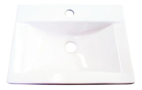 Lavabo Mini Rectangular Blanco Para Monomando 30cm X 41.5cm