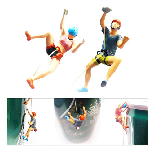 Figuras De Personas Trepadoras A Escala 1/64 Para Diseño De
