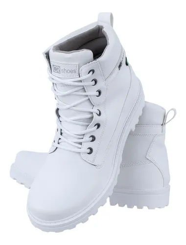 Bota branca best sale masculina mercado livre