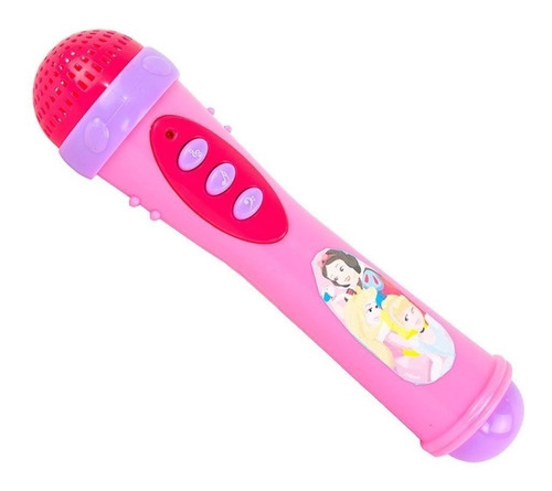 Microfone Infantil Musical Divertido Sons Princesas Disney