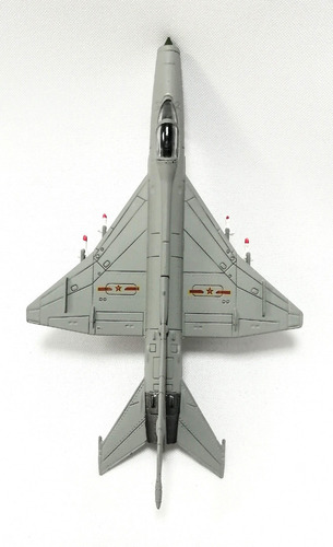 Miniatura Diecast 1/100, Caza Chino Chengdu J7 / F7
