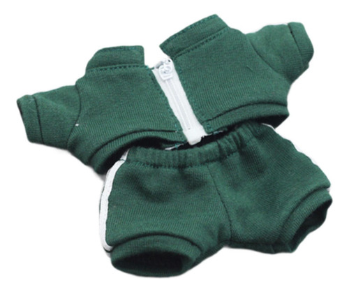 Ropa Para Muñecas De 17cm, Traje, Fácil De Usar, Verde