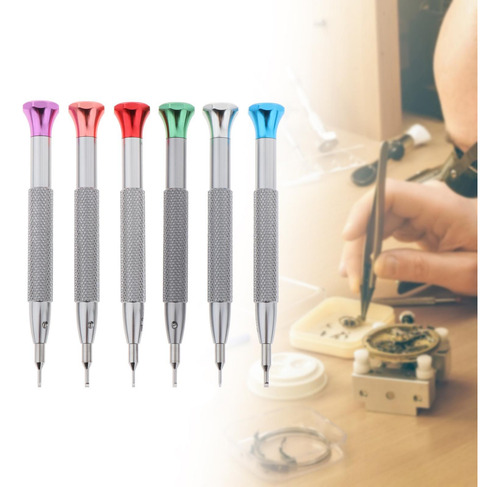 Juego De Destornilladores Para Reloj 6x, Kit De