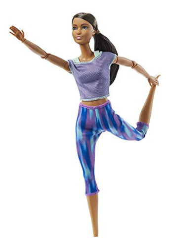 Muñeca Barbie Made To Move Articulada Nº 6 Mattel