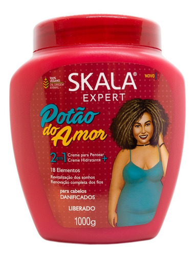 Skala Potao Do Amor Máscara Vegana Crema Dañado 1kg Local 