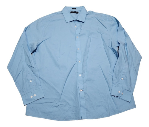 Camisa Tommy Hilfiger Xgrande Xl 17 1/2 34-35 Slimfit Azul