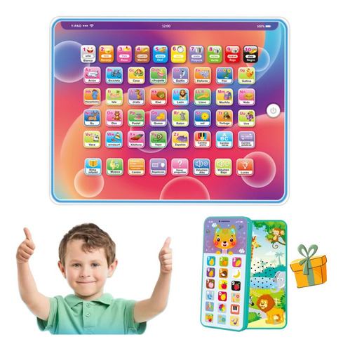 2 Tabletas Para Niños Con Luz Y Música