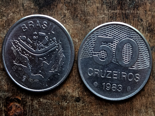 Moeda De 50 Cruzeiro De 1983