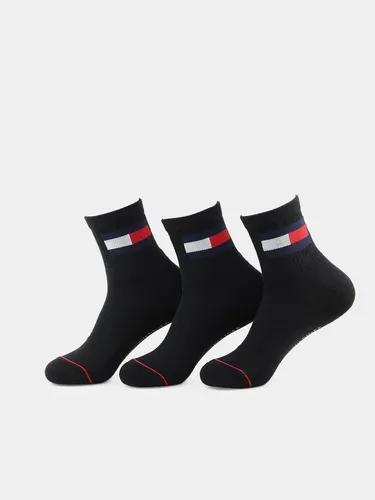 Pack De 3 Pares Calcetines Logo Sport Negro Tommy Hilfiger
