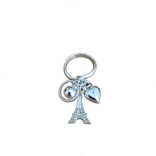 Imagen 1 de 10 de Anillo Plata 925 Dijes Colgantes Cascabel Ajustable Agalea